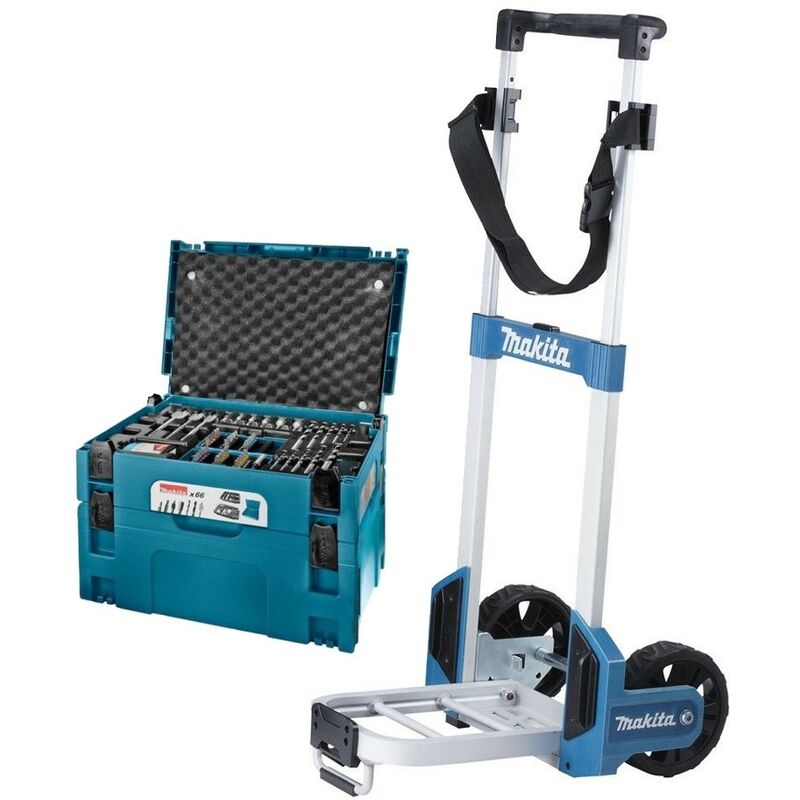 Foldable MakPac Case Trolley Sack Truck + Makpac Cases + Accessories - Makita