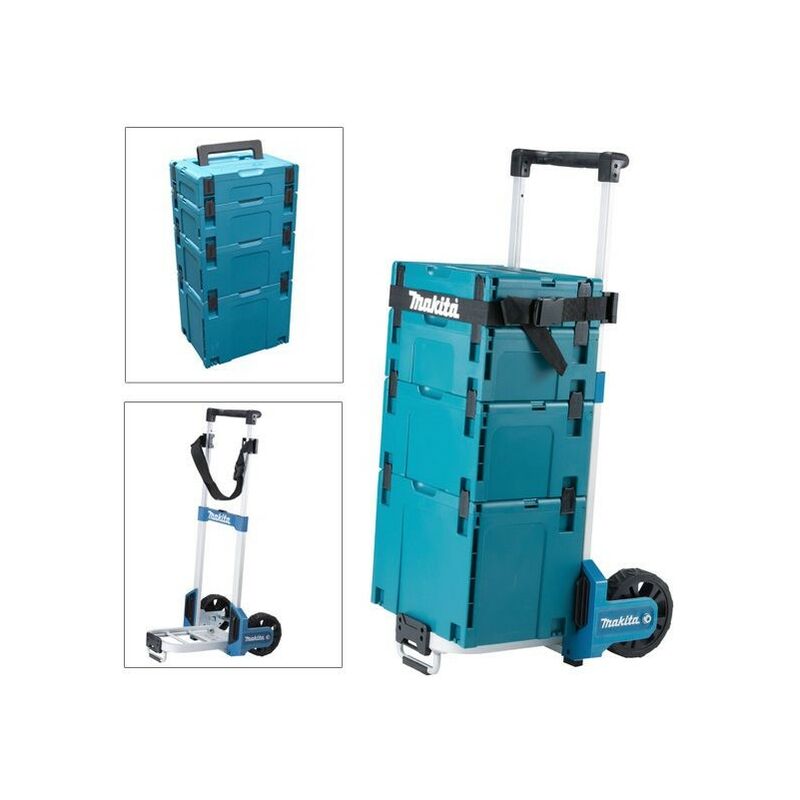 Foldable MakPac Case Trolley Sack Truck + Type 1,2,3,4 Makpac Cases - Makita