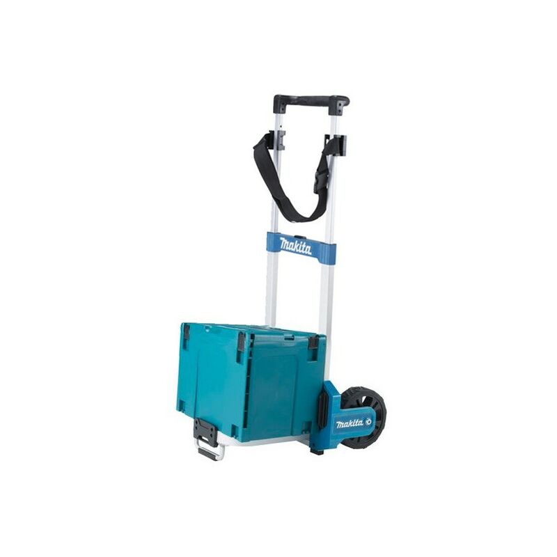 Foldable MakPac Case Trolley Sack Truck with Belt + Deep Makpac 3 Case - Makita