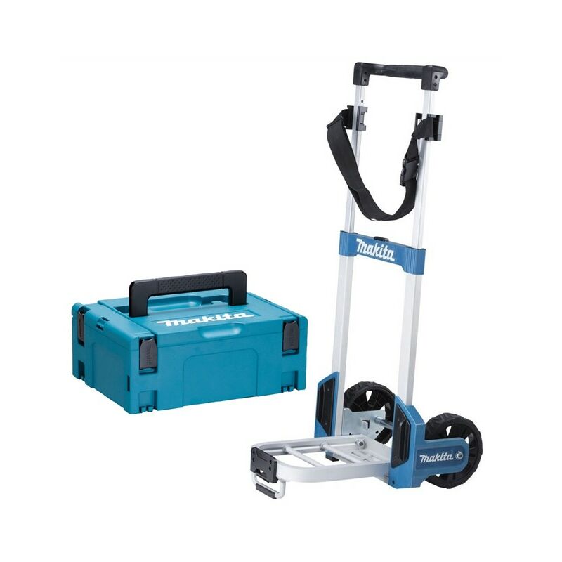 Foldable MakPac Case Trolley Sack Truck with Belt + Makpac 2 Case - Makita