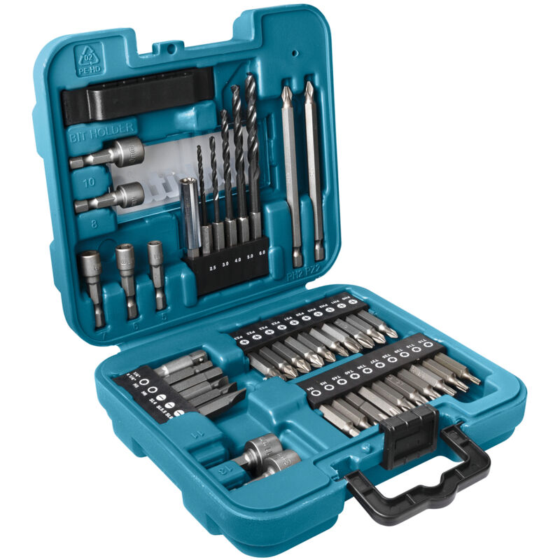 Coffret Embouts Et Forets Makita D-58877 – 42 Pièces, Phillips, Pozidriv, Torx, Hex - vue 4