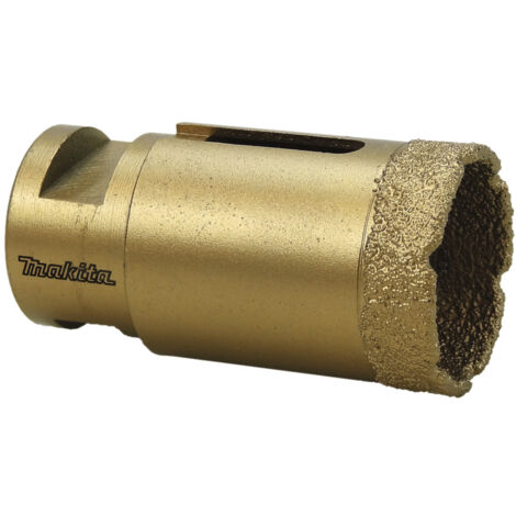 Makita – Foret diamant à sec 20 mm pour granit et marbre – Emmanchement M14 – Profondeur de perçage 40 mm – D44454