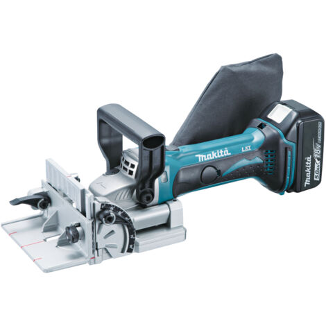 Makita – Fraiseuse à plat sans fil 18V DPJ180RTJ – 2 batteries 5,0Ah – Moteur Brushless pour rainures précises – Coffret MAKPAC