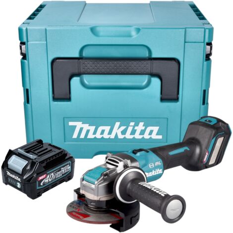 Makita GA 041 GD101 Akku Winkelschleifer 40 V max. 125 mm X-LOCK Brushless + 1x Akku 2,5 Ah + Makpac - ohne Ladegerät