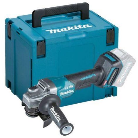 Makita GA012GZ01 40Vmax XGT 115mm Brushless Paddle Switch Angle Grinder Body Only In Macpac Case