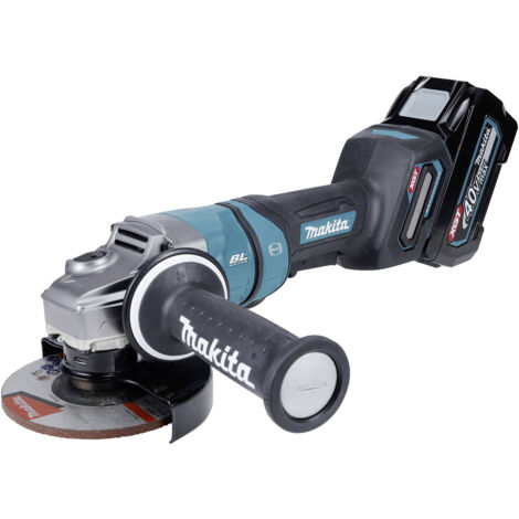 Makita GA050GM201 Akku-Winkelschleifer Ø 125 mm 40 V max. / 2x 4,0 Ah Akku + Ladegerät im MAKPAC