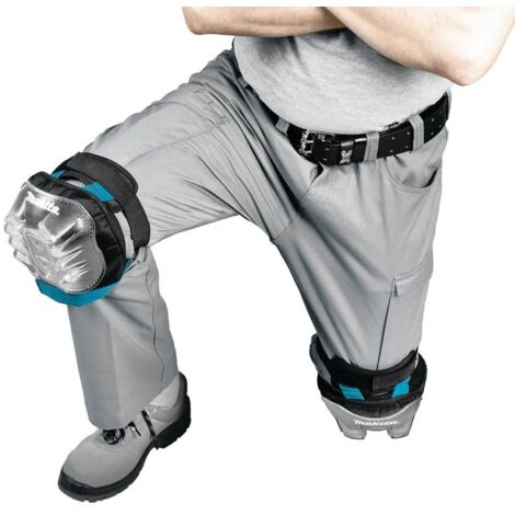 Makita – Genouillères pour chantiers humides – Protection renforcée – Conception ergonomique – Poids léger 0.6kg