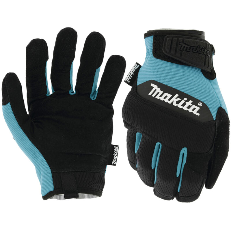 Guanti da lavoro alte prestazioni con palmo in pelle - m - Makita