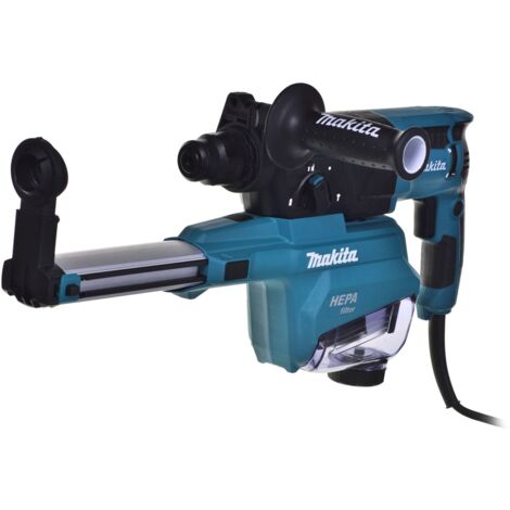 Makita Herramientas - Martillo combinado de 800 W, con aspiración de polvo integrada HR2652