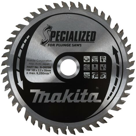 Makita HM-Kreissägeblatt Spezial 165 x 20 x 48T B-09298