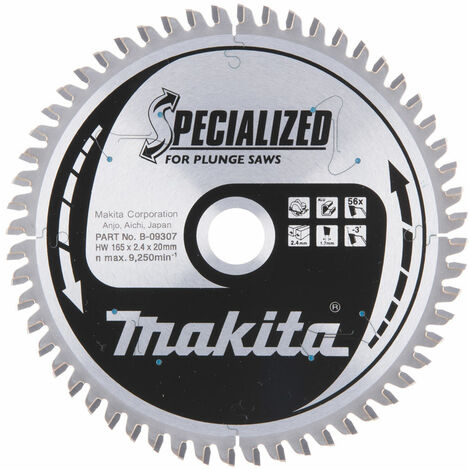 Makita Hm Sägeblatt 165 X 20 Mm 56 Zähne