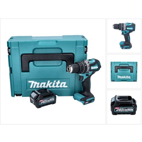 Makita HP 002 GD101 Akku Schlagbohrschrauber 40 V 64 Nm Brushless + 1x Akku 2,5 Ah + Makpac - ohne Ladegerät