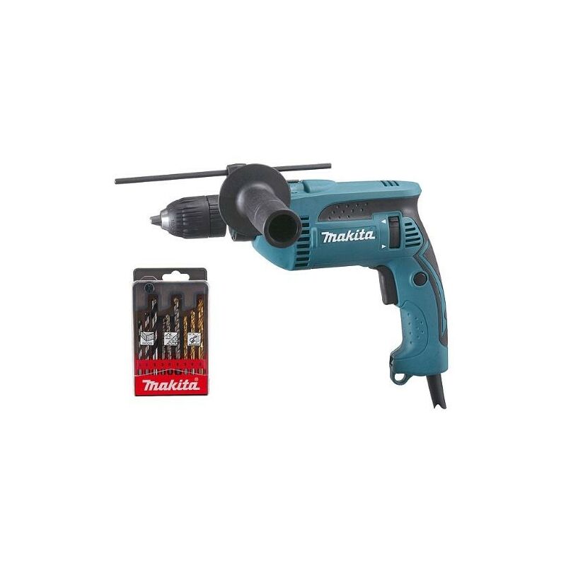 Utensili - Trapano a percussione 680 w, con accessori HP1641K1X - Makita