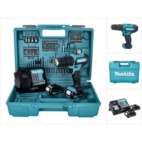 Makita HP333DSAX1 2-Gang-Akku-Schlagbohrschrauber inkl. Ladegerät