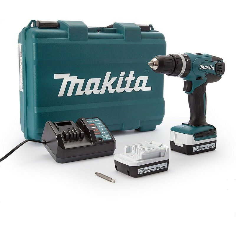 

MAKITA HP347DWE Taladro percutor 14,4V Litio 1,3Ah