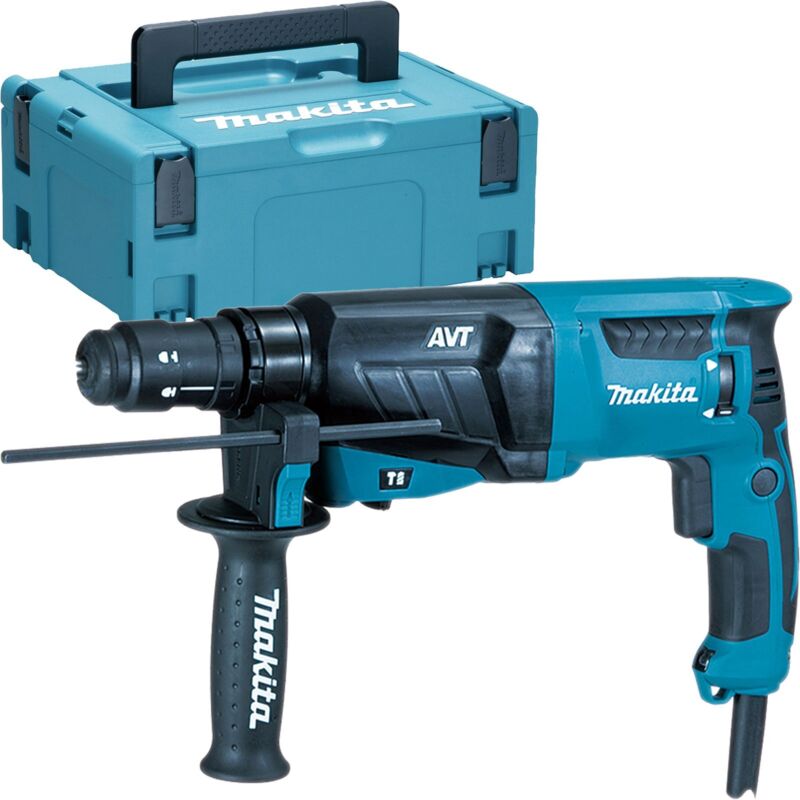 Makita HR2631FTJ Marteau combiné pour SDS-PLUS 26 mm 800 W dans MAKPAC
