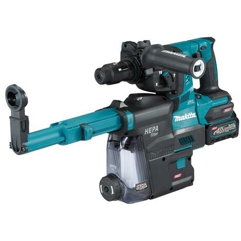 Makita HR004GD202 40Vmax Rotary Hammer BL + Extractor 40V 2 x 2.5Ah Li-ion MAKHR004GD22