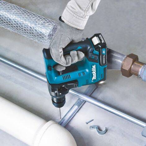 Makita HR140DSAE1 SDS 12 V marteau rotatif avec 2 batteries 2 Ah, 66 accessoires