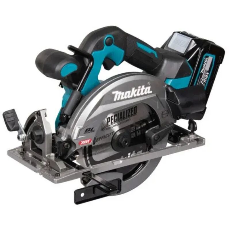 Makita HS012GD201 Scie circulaire portative sans fil Profondeur de coupe max. 90° 57 mm + 2 batteries + chargeur + - vue 3