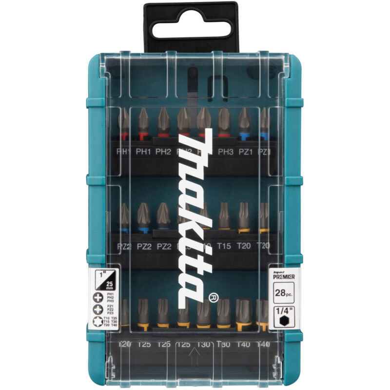 Jeu dembouts MAKITA E 25068 Phillips Pozidriv TORX intérieur