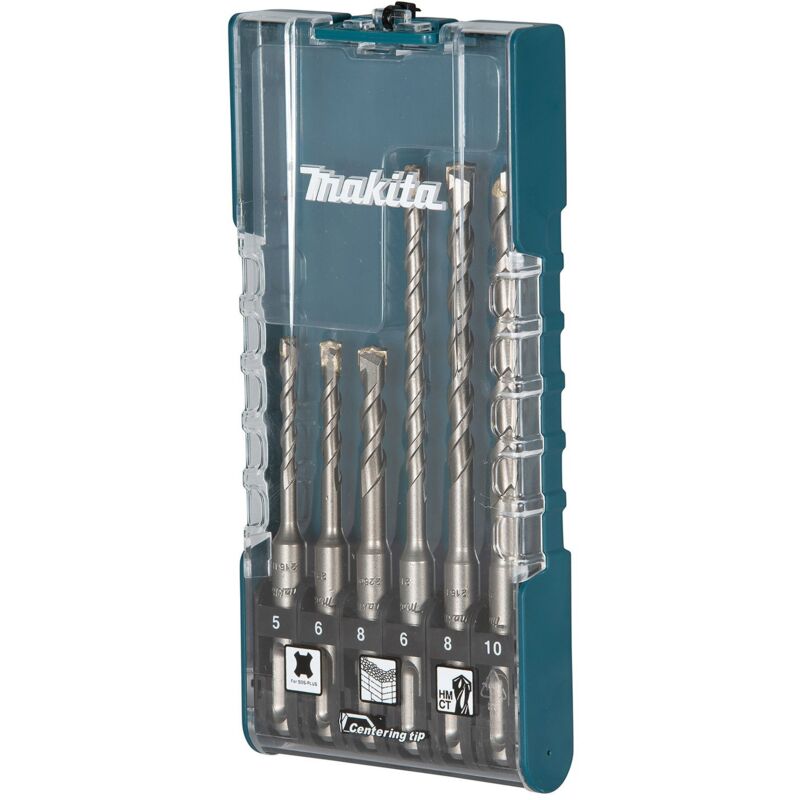 Makita E 15730 Jeu de forets à béton 6 pcs. SDS Plus 5 10 mm HM / CT - vue 2