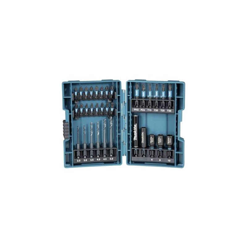 Makita - assortiment de forets et dembouts 33 pièces B-66896 1 set