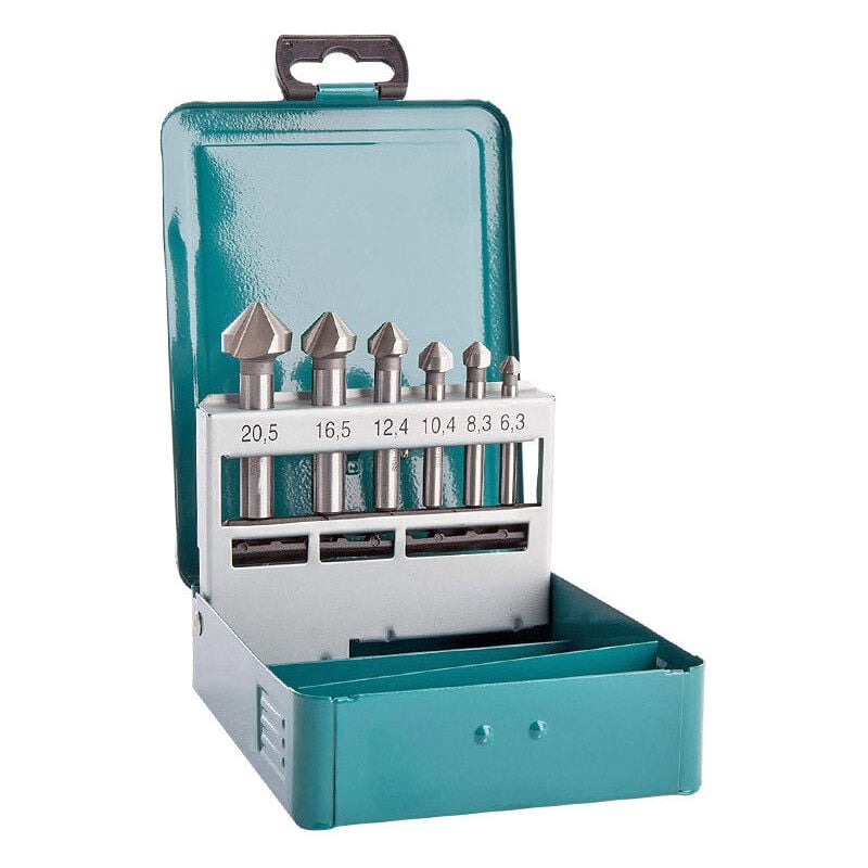 Coffret de fraises Makita D-42204 hss 6 pièces