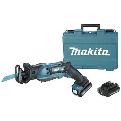 MAKITA JR103DZ SIERRA DE SABLE 10.8V EQUIPAMIENTO 2 baterías de 2.0Ah  y máquina en maletín