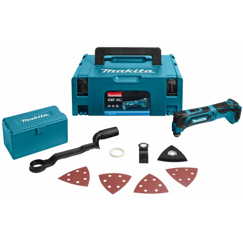 

Makita Juego de herramientas sin cable 10,8 V azul y negro