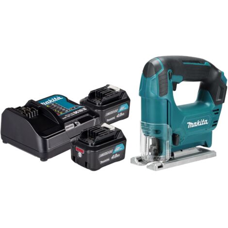 Makita JV 101 DSM Akku Stichsäge 12 V max. 65 mm + 2x Akku 4,0 Ah + Ladegerät
