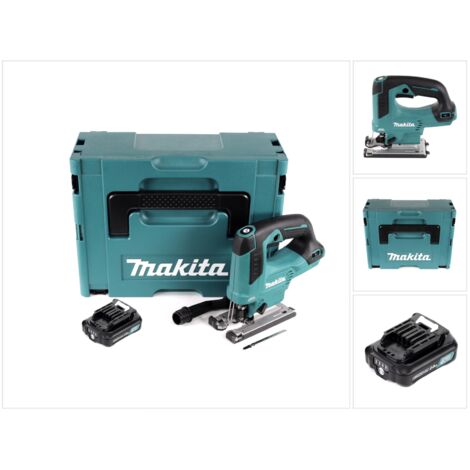 Makita JV 103 DA1J Scie sauteuse sans fil 10,8 V en Makpac + 1x BL1020 batterie 2,0 Ah - sans chargeur