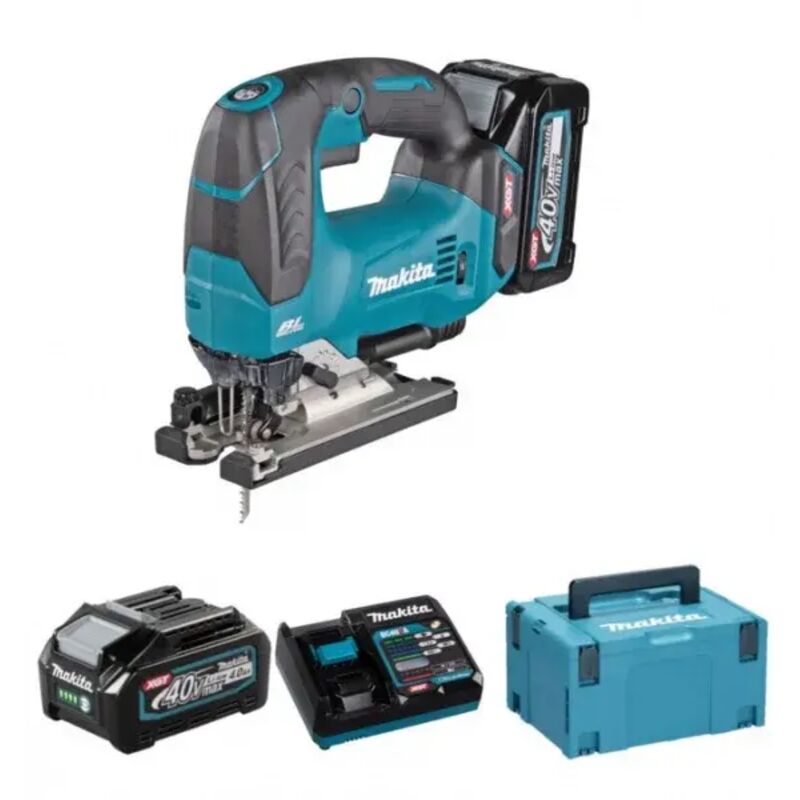 Makita - JV002GM201 Seghetto alternativo Brushless 40 v con due batterie