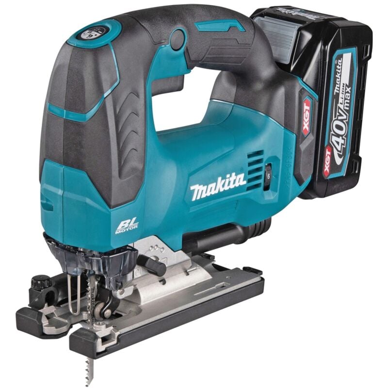 Image of Makita - Akku-Pendelhubstichsäge JV002GZ, 40 v, incl. 3x Stichsägeblatt, Zubehör, Karton