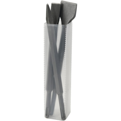 Makita – Kit de démolition SDS-Plus 3 outils – 1 pointe 250mm, 1 burin plat 20mm, 1 burin large 40mm – Pour béton armé et surfaces dures - D-05181