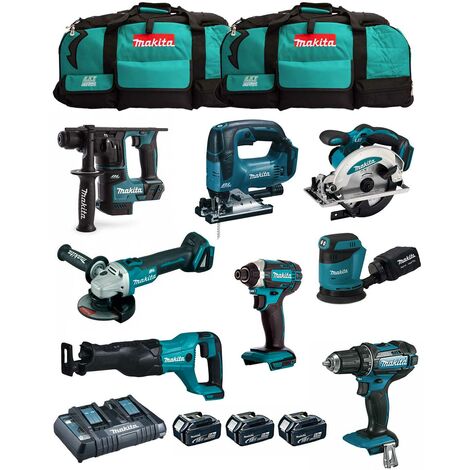 Taladro atornillador a batería Makita 14.4V Litio HP347DWE3 - Herramientas  Makita