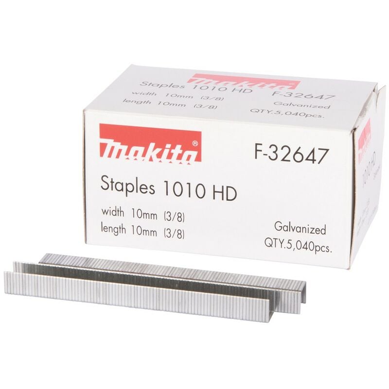 Image of Makita - Klammern 10x10mm für Tacker DST221 / DST220 - 5040 Stck. (F-32647)