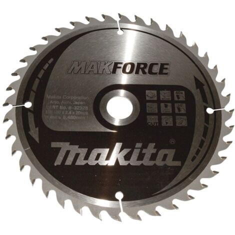 Makita Kreissägeblatt MAKFORCE 180/20 mm, 40 Zähne, 1,5 mm, Holz