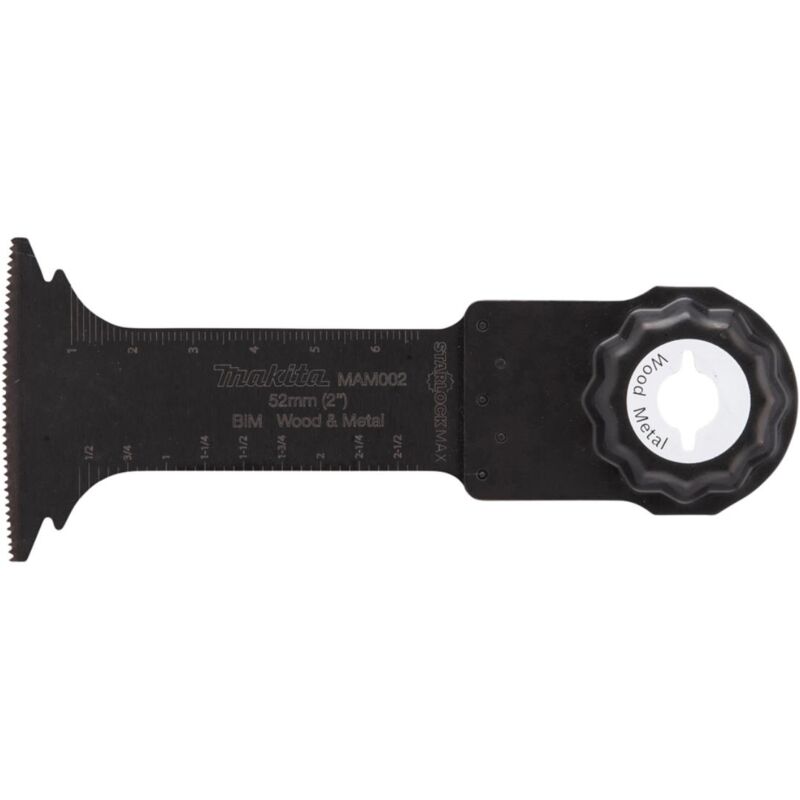 Lama da taglio a tuffo BiM, 52 mm 52 x 80 mm - sarlock max - legno, legno con chiodi, cartongesso - Makita
