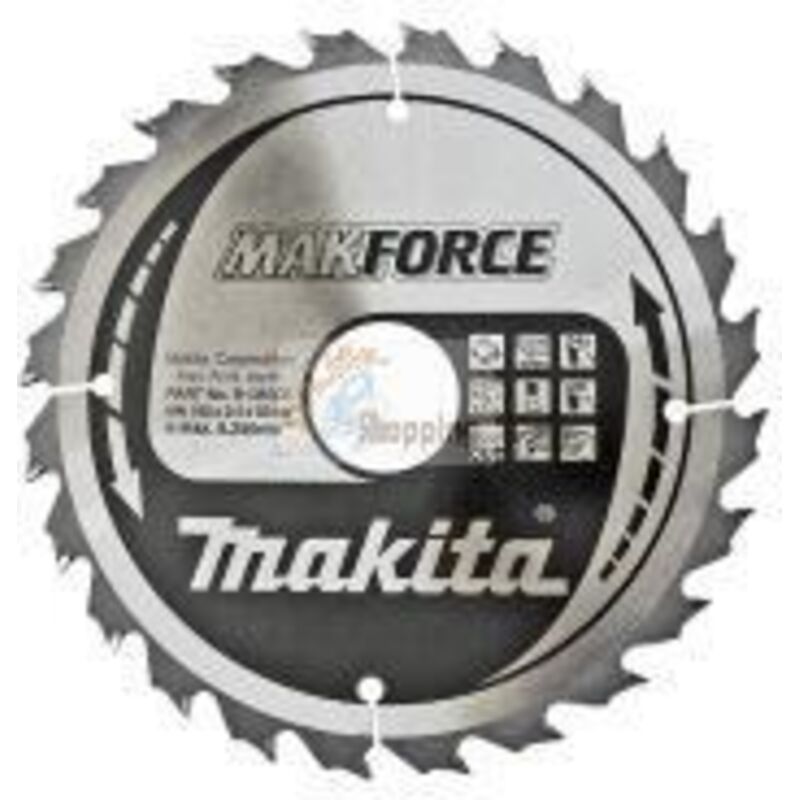 Makita - Lama per sega circolare makforce 165 x 30 mm - 24 denti