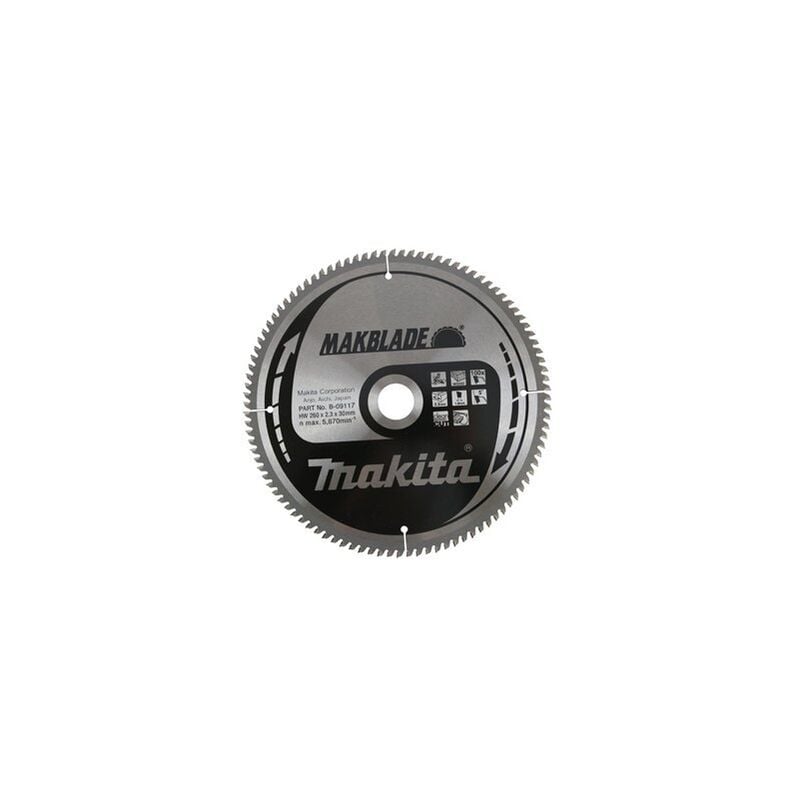 Makita - lame de scie circulaire b de 09117