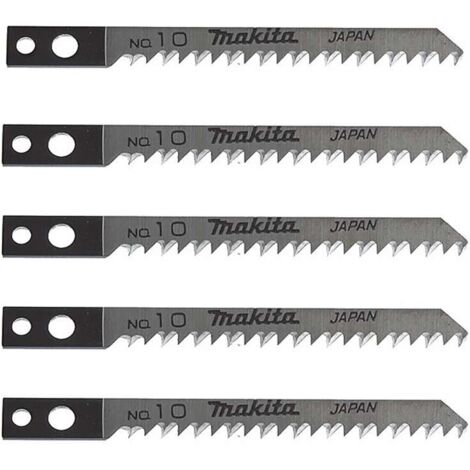 Makita – Lame de scie sauteuse lot de 5 – A85818 – Coupe rapide pour bois, contre-plaqué et PVC – Épaisseur 4 à 50 mm