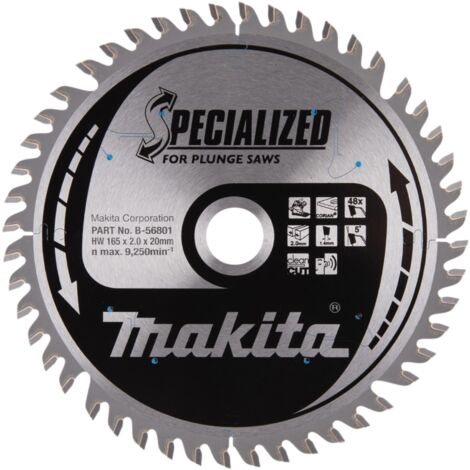 Makita lame de scie SPECIALISEE 165x20x48Z