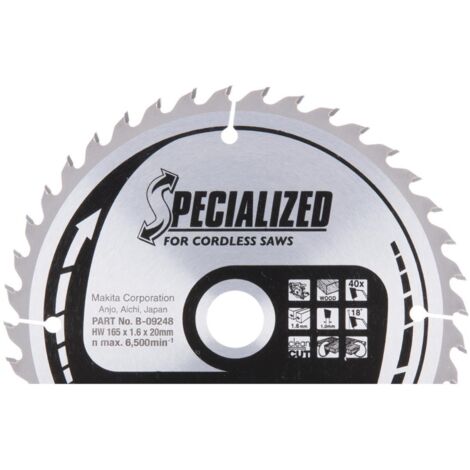 Makita Lame de scie spécialisée B-09248 165 x 20 mm