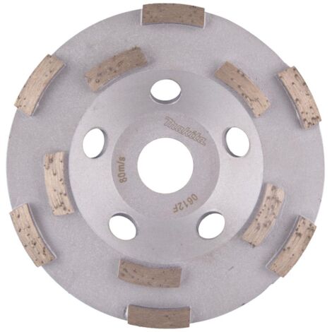 Makita – Lame diamantée ondulée 125 mm D41458 – Disque standard pour béton et pierre naturelle – Diamètre alésage 22,23 mm – Vitesse de broyage élevée - PC5001C