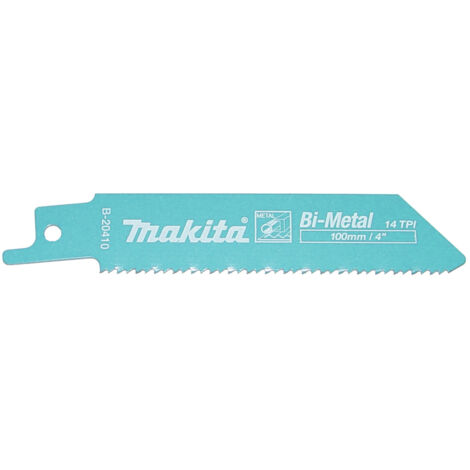 Makita Lame Recipro BIM 100/14Z (B-20410) Accessoires d'origine du système Makita : Lame Recipro BIM 100/14Z avec le numéro d'article : B-20410 Le contenu de la livraison correspond toujours au