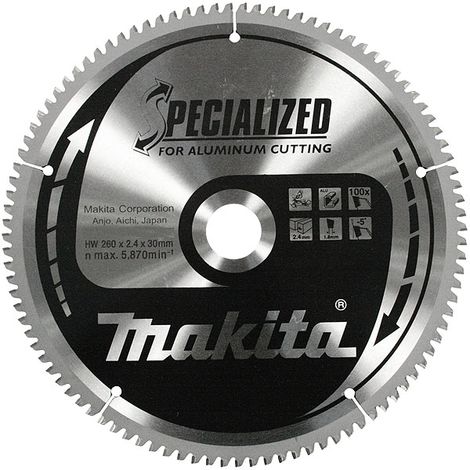 Makita A-89866 SPECIALIZED tip Embedded Blade 235 x 30 20T chop saw circular saw