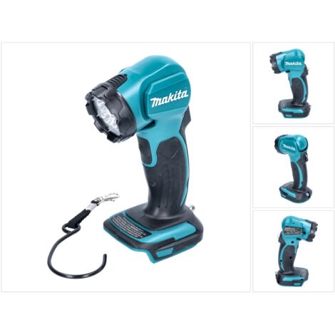 Makita – Lampe torche LED sans fil DML815 – 160 lumens – Éclairage 3000 lx – Compatible batteries 14,4V et 18V LXT – Tête pivotante 170° - Y108523