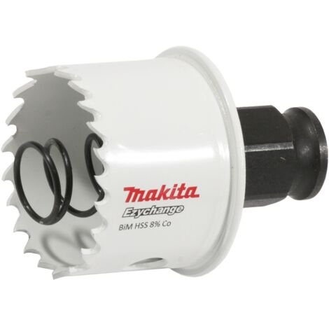 Makita Lochsäge EZYCHANGE BiM Ø 38 mm, für dünne Bleche, mit Gegendruckfeder