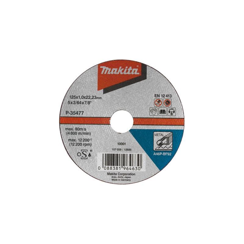 B-10665-5 - Confezione 5 dischi da taglio abrasivi di ferro 355x25,4 mm per frese 2414b e 2414nb - Makita