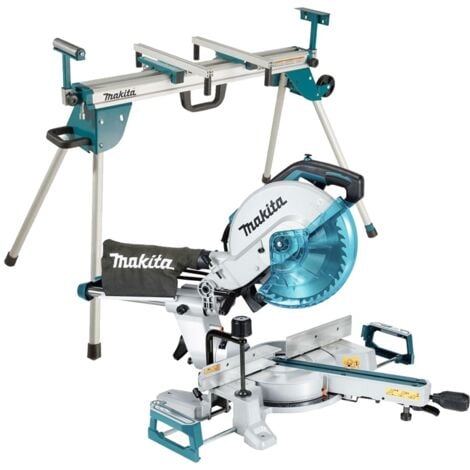 Makita LS1110F 110v 260mm 10"" Slide Compound Mitre Saw + LED Job Light + Legs